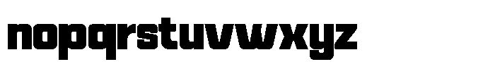 Mazestic Sans Black Font LOWERCASE