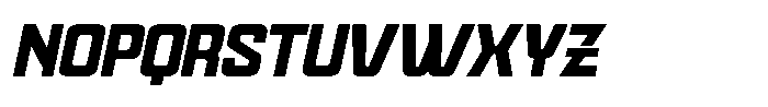 Mazestic Sans Bold Italic Font UPPERCASE