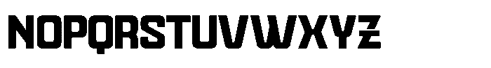Mazestic Sans Bold Font UPPERCASE