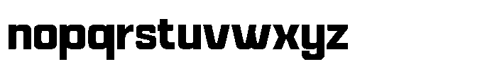 Mazestic Sans Bold Font LOWERCASE