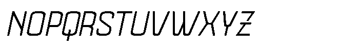Mazestic Sans Extra Light Italic Font UPPERCASE