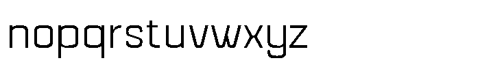 Mazestic Sans Extra Light Font LOWERCASE