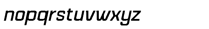 Mazestic Sans Italic Variable Font LOWERCASE