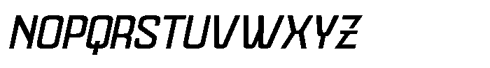 Mazestic Sans Italic Font UPPERCASE