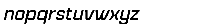 Mazestic Sans Italic Font LOWERCASE
