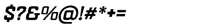Mazestic Sans Semi Bold Italic Font OTHER CHARS
