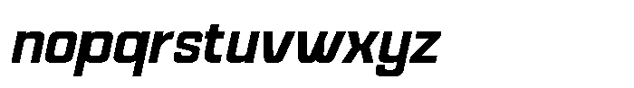 Mazestic Sans Semi Bold Italic Font LOWERCASE