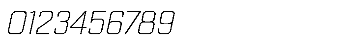 Mazestic Sans Thin Italic Font OTHER CHARS