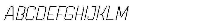 Mazestic Sans Thin Italic Font UPPERCASE