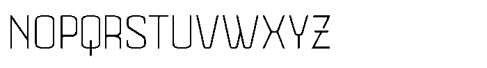 Mazestic Sans Thin Font UPPERCASE