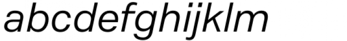 Mazin Regular Italic Font LOWERCASE