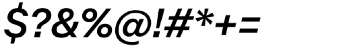 Mazin SemiBold Italic Font OTHER CHARS