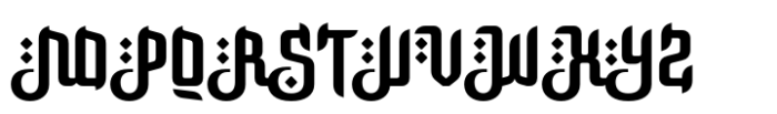 Mazinah Font UPPERCASE