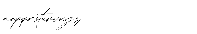 Maziyah Signature Font LOWERCASE
