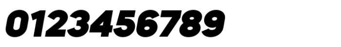 Mazzard H Black Italic Font OTHER CHARS