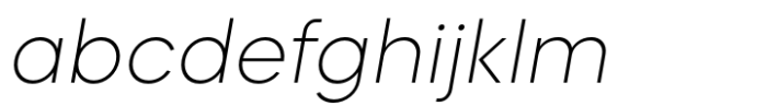 Mazzard H Extra Light Italic FONT
