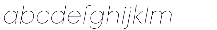 Mazzard H Thin Italic FONT