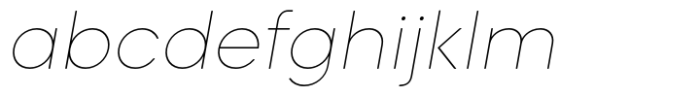 Mazzard Soft H Thin Italic FONT