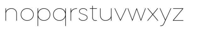 Mazzard Soft H Thin Font LOWERCASE