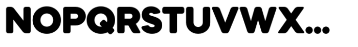Mazzard Soft M Black Font UPPERCASE