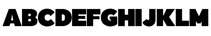 MaaxDisplay Ultra Font UPPERCASE