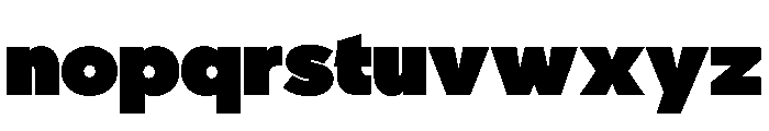 MaaxDisplay Ultra Font LOWERCASE