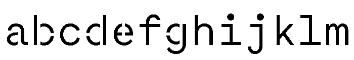 MaaxMonoSemiStencil Regular FONT