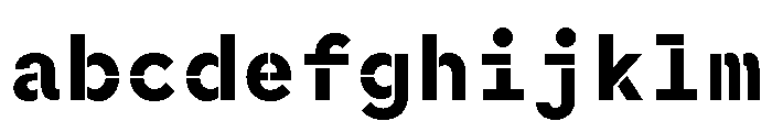 MaaxMonoStencil Bold FONT