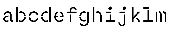 MaaxMonoStencil Regular FONT