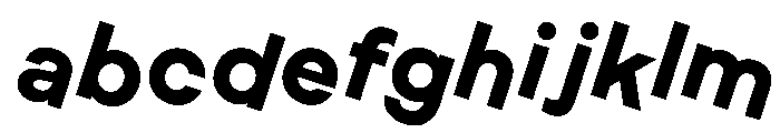 MaaxRaw BoldRotalic FONT