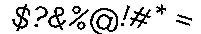 MaaxRaw Rotalic Font OTHER CHARS