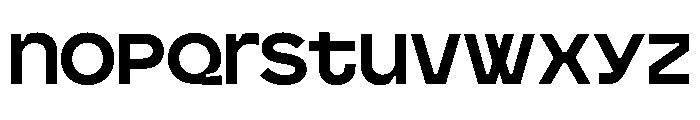 MaaxUnicase Bold Font LOWERCASE