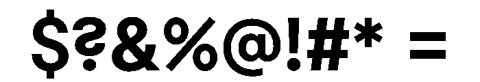 MacanHebrew Bold Font OTHER CHARS