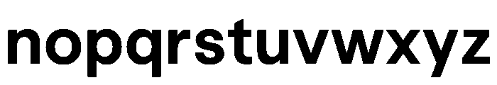 MacanHebrew Bold Font LOWERCASE