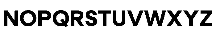 MacanHebrew ExtraBold Font UPPERCASE