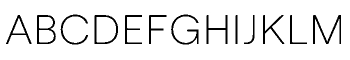 MacanHebrew ExtraLight Font UPPERCASE