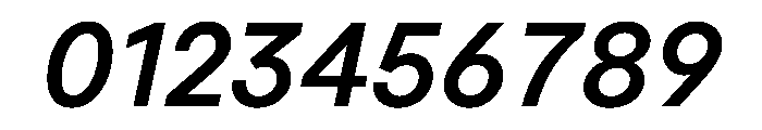 MacanHebrew SemiBoldItalic Font OTHER CHARS