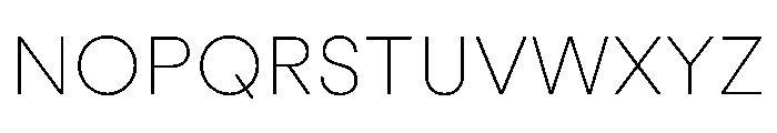 MacanHebrew Thin Font UPPERCASE