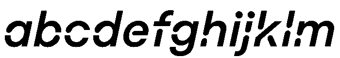 MacanStencil SemiBoldItalic FONT