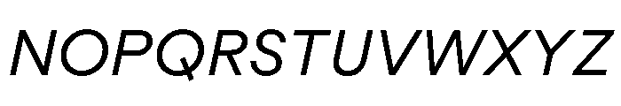 MacanThai BookItalic Font UPPERCASE