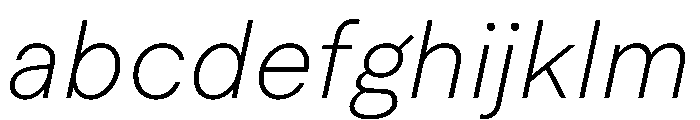 MacanThai ExtraLightItalic FONT