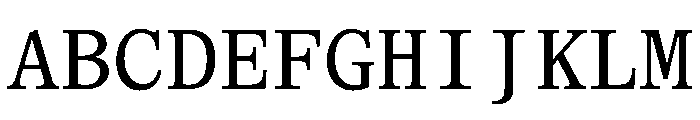 MagisterMonoST Regular Font UPPERCASE