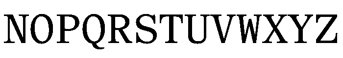MagisterMonoST Regular Font UPPERCASE