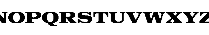 MagisterST BlackExt Font UPPERCASE