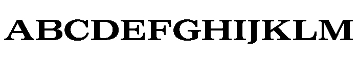 MagisterST BoldExt Font UPPERCASE