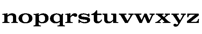 MagisterST BoldExt Font LOWERCASE