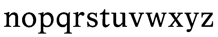 MagisterST Book Font LOWERCASE