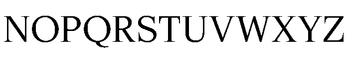 MagisterST Display Font UPPERCASE