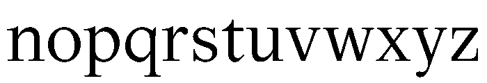 MagisterST Display Font LOWERCASE