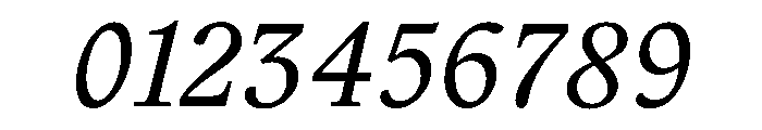 MagisterST Italic Font OTHER CHARS